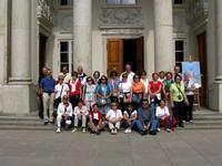 01- El grupo en el Palacio del Agua.Varsovia